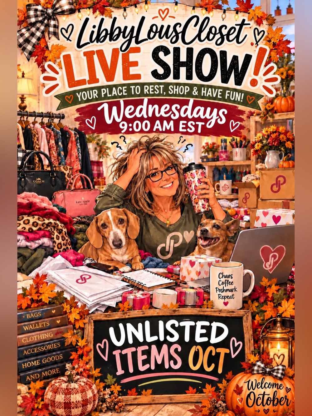 UNLISTED ITEMS for October Live Shows